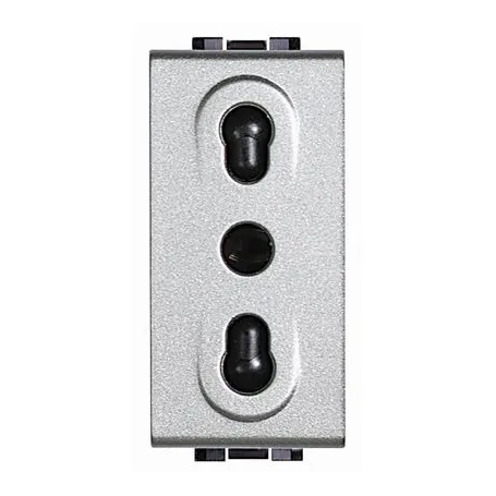 Presa Bipasso Bticino Living Tech NT4180 BTICINO 2P + T 10/10A