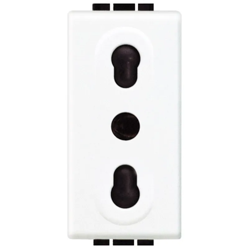 Presa bipasso Bianco bticino Living Light N4180...