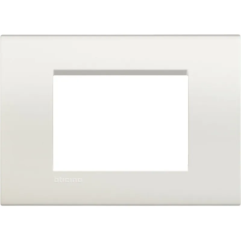 Placca 3 posti Bianco Bticino Living LNA4803BI