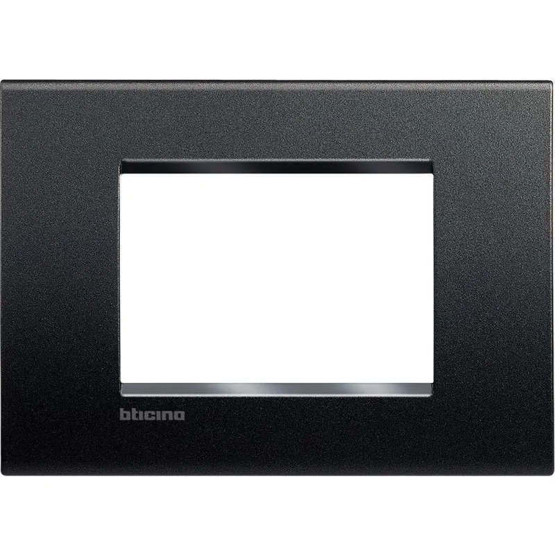 Placca 3 posti Antracite Bticino Living LNA4803AR