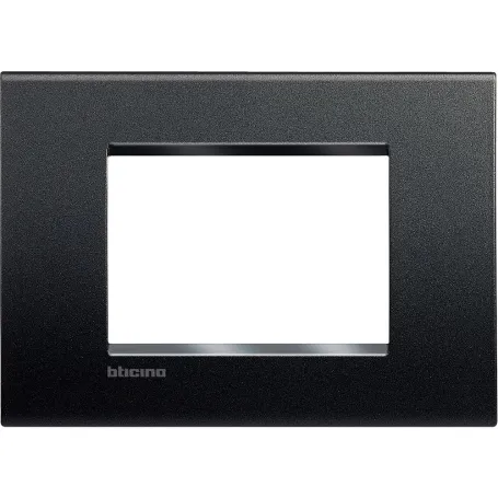Placca 3 posti Antracite Bticino Living LNA4803AR