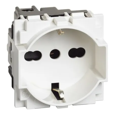 Bticino Presa schuko unel 16a bianca  living now kw4140a16