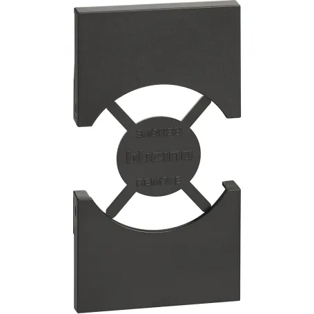 Bticino COV. PRESA IT/GER 2M nera LIVING NOW KG03