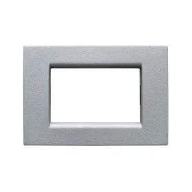 Placca compatibile vimar idea colore argento glitter 3...