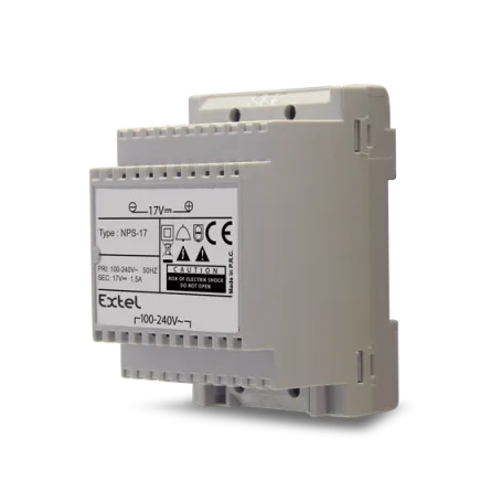 Alimentatore 18/17 Volt 1.5A Avidsen ricambio Extel modulare din