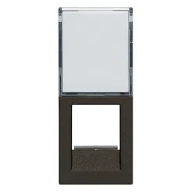 Adattatore portello Keystone nero nero Linea vimar 30339.CG