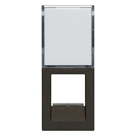 Adattatore portello Keystone nero nero Linea vimar 30339.CG