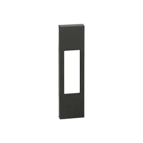 Cover presa - bipolare nero compatibile con Bticino Living Now