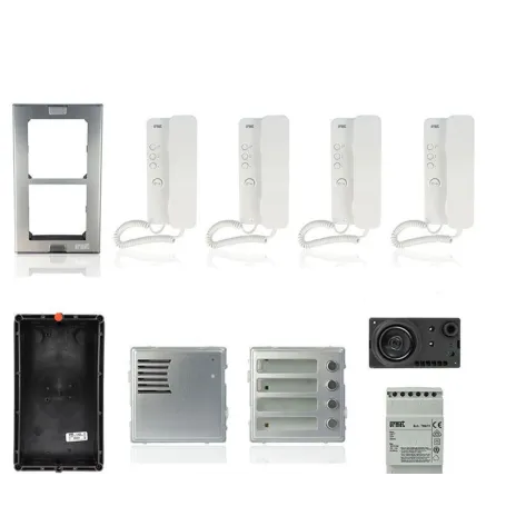 kit citofono urmet 4 famiglie kit citofono urmet 4 famiglie