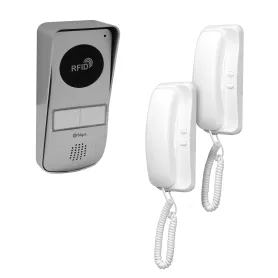 kit citofonico Mono / Bifamiliare 2 fili famiglie...