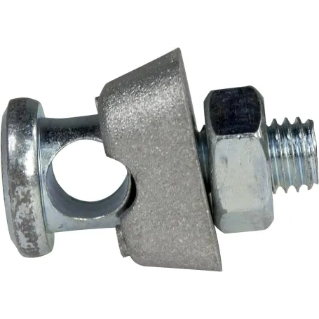 Morsetto per palo terra con bullone