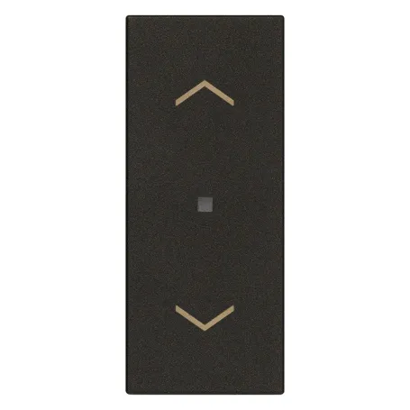 Tasto 1M assiale simbolo frecce nero Linea vimar 31000A.FG