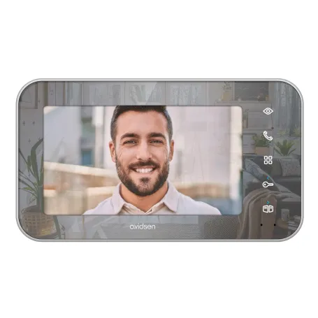 KIT VIDEOCITOFONO MONOFAMILIARE SPECCHIATO VETRO ELEGANTE ELIA AVIDSEN