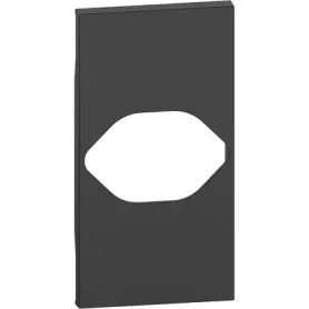 Cover per presa Svizzera nera living now KG64