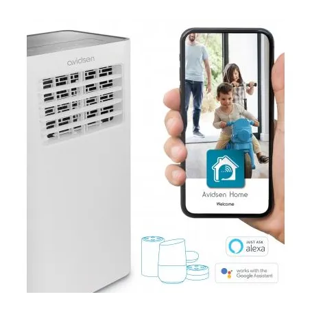 Climatizzatore connesso portatile 9000 BTU condizionatore avidsen 127040