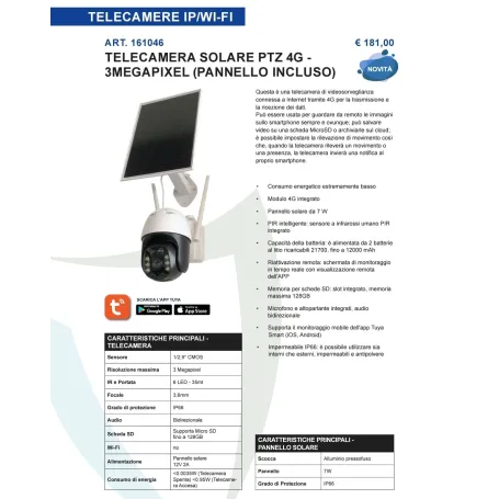 Telecamera con sim 4G senza modem con pannello solare senza fili wifi proxe