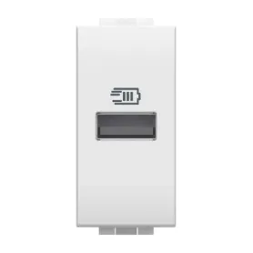 Caricatore USB Bianco CARICA CELLULARI Living Light...