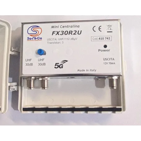 Amplificatore da palo antenna 5G tv Universale regolabile da palo digitale terrestre TV UHF 32dB UHF 30db