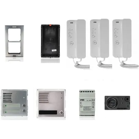 Kit citofonico trifamiliare urmet 3 famiglie