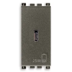 Alimentatore USB C 25W 1M Vimar Arkè Metal 19292.C.25.B