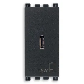 Unità alimentazione USB 25W 1M Vimar arkè grigio 19292.C.25