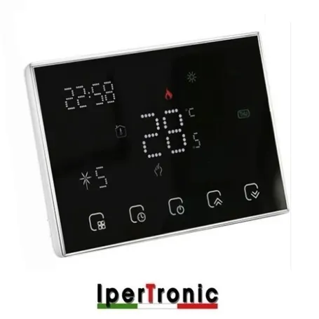 Cronotermostato elegante nero wifi Cronotermostato elegante nero wifi