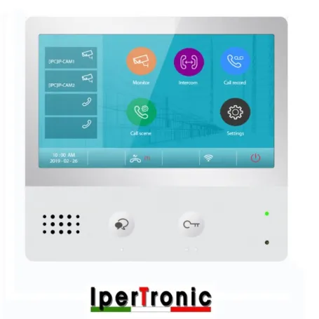 MONITOR IP TFT 7 LCD TOUCH COLORI WIFI MONITOR IP TFT 7 LCD TOUCH COLORI WIFI