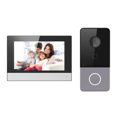 KIT VIDEOCITOFONO IP WIFI MONOFAMILIARE SAFIRE SF-VIK002-S-WIP