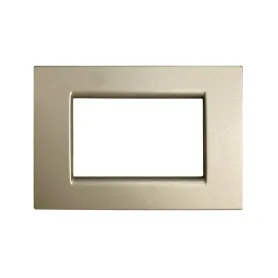 Placca vimar idea in metallo a 3M Champagne Opaco...