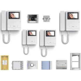 Kit videocitofono Bticino 4 famiglie quadrifamiliare...
