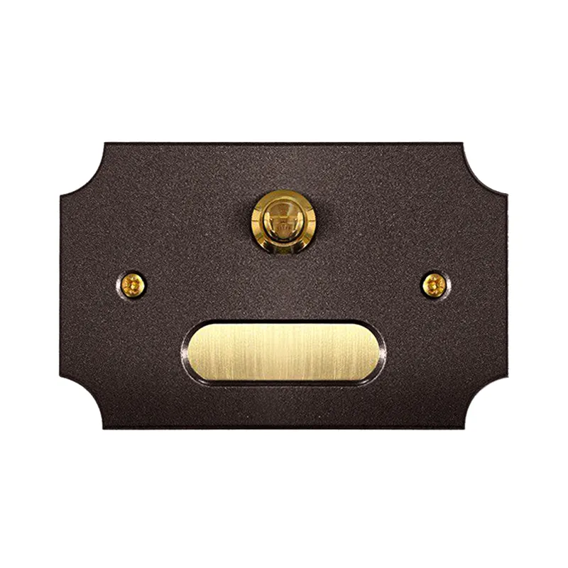 Pulsante Campanello marrone mogano esterno...