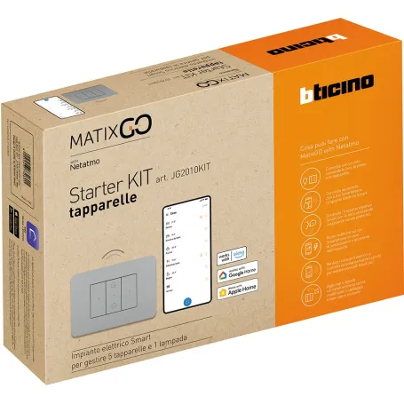 Starter Kit tapparelle MatixGO Bticino JG2010KITN SILVER