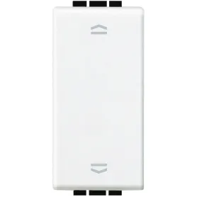 Commutatore doppio tasto 1-0-2 Bianco Living Light N4027