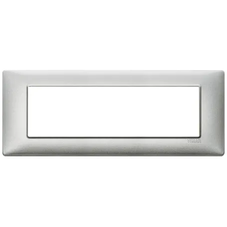 Placca silver 7 moduli Vimar Plana 14657.27