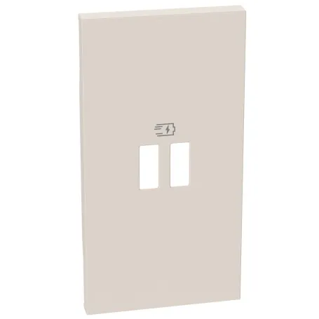 Cover 2 moduli sabbia per articoli K4293CC K4294C bticino Living Now KM12PD