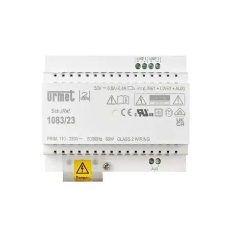 Urmet kit Videocitofonico 6 famiglie Alpha - incasso 2 file