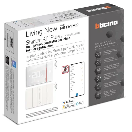 Bticino Starter Kit per gestire luci e tapparelle living now K3010KIT