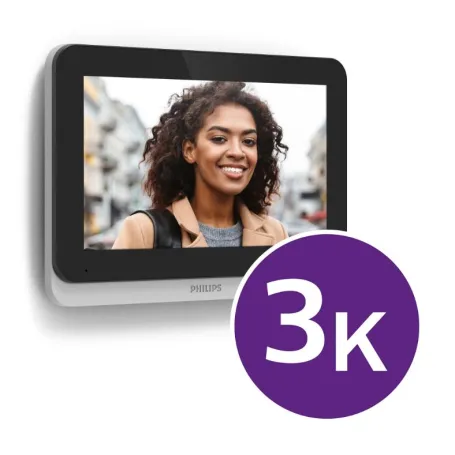 Monitor aggiuntivo per il Philips WelcomeEye Connect 3 vision 3K Philips 531048