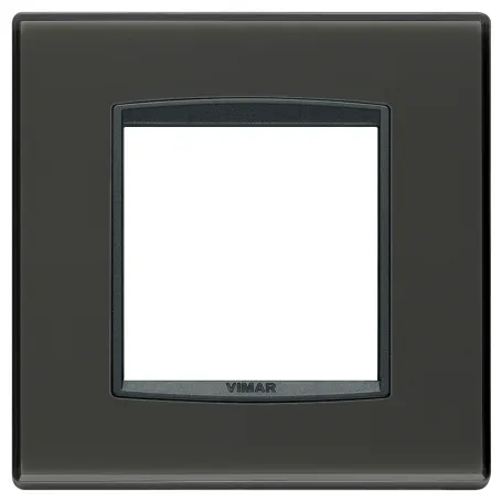 Placca Classic 2M Reflex antracite Vimar Eikon 20642.42