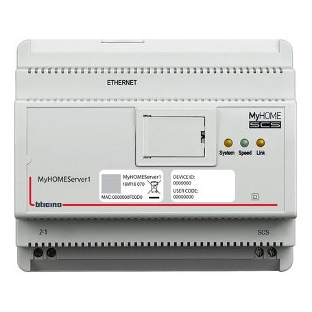 MyHome Server Bticino MYHOMESERVER1 MyHome Server Bticino MYHOMESERVER1