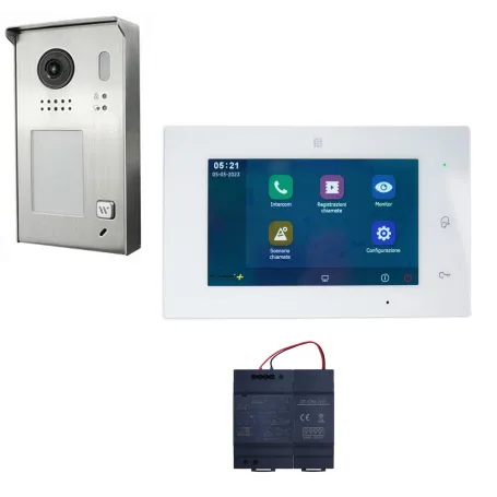 Kit Videocitofono monofamiliare FULL DUPLEX WIFI Ipertronic Kit Videocitofono monofamiliare FULL DUPLEX WIFI Ipertronic