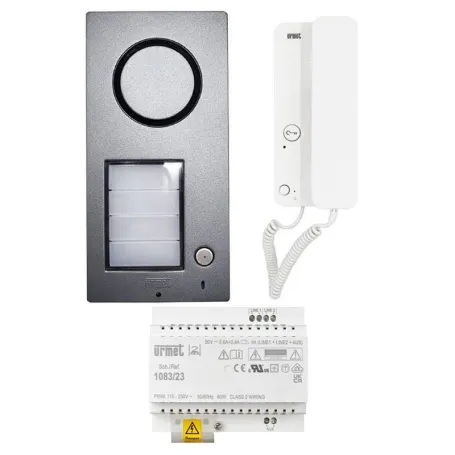 Kit citofono monofamiliare 2 fili urmet 1183/631