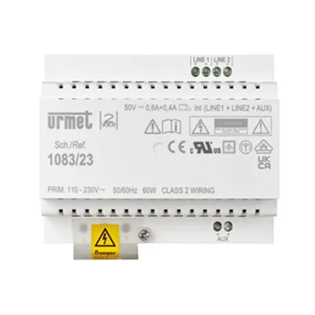 Kit citofonico monofamiliare Urmet 2Voice 1183/631 Pulsantiera da parete