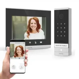 Videocitofono Connesso Wifi con funzione QR code ideale b&b 7 pollici 2 fili Extel 720320