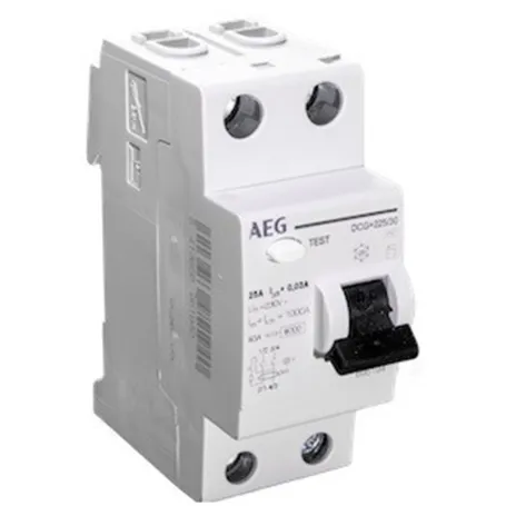 Interruttore differenziale puro 25A AEG 30ma classe AC curca C
