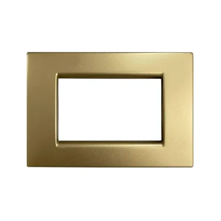 Placca vimar idea in metallo a 4M oro Opaco compatibile 2027