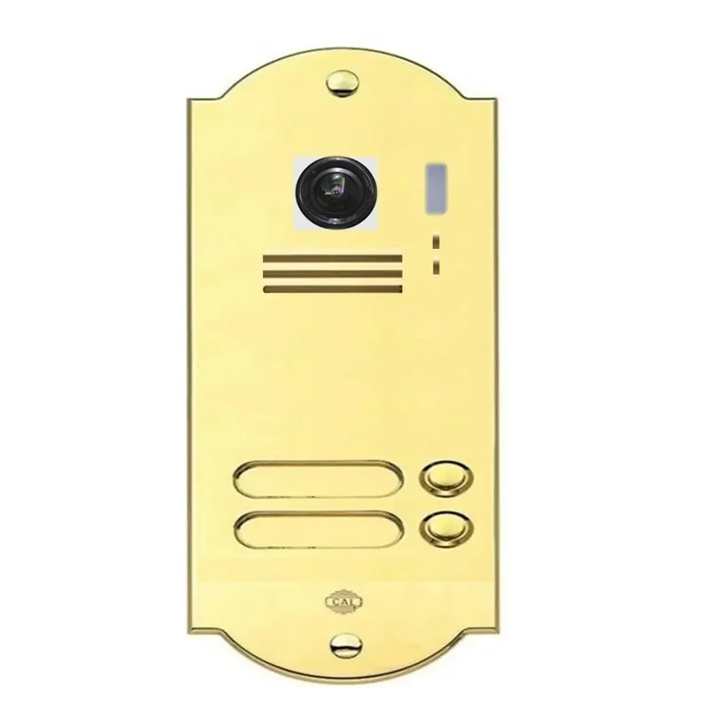Kit Videocitofono pulsantiera oro lucido...