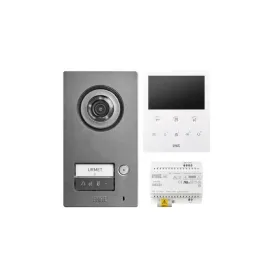 Kit Videocitofono URMET Monofamiliare 1784/781 a colori con pulsantiera antivandalo Mikra2 e monitor 4.3 pollici