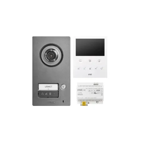 Kit Videocitofono URMET Monofamiliare 1784/781 a colori con pulsantiera antivandalo Mikra2 e monitor 4.3 pollici Kit Videocitofono URMET Monofamiliare 1784/781 a colori con pulsantiera antivandalo Mikra2 e monitor 4.3 pollici