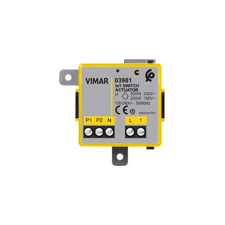 Modulo relè Vimar 03981 connesso IoT